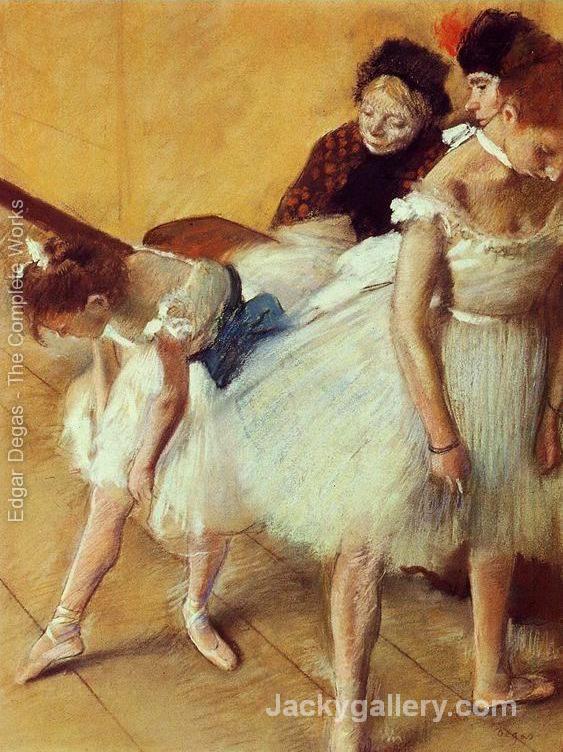 The Dance Examination by Edgar Degas paintings reproduction